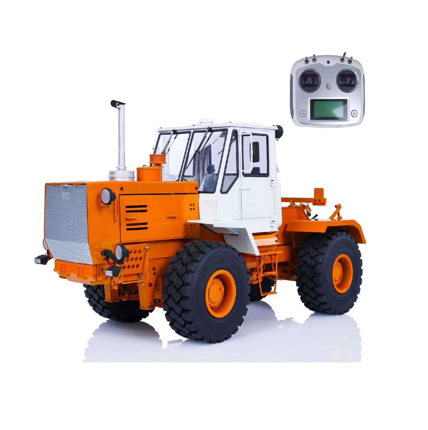 1/12 Metal RC Hydraulic Tractor T150K Scale: Larger scale (1/12) metal hydraulic RC tractor. Price shown Great for serious collectors or outdoor RC farm setups